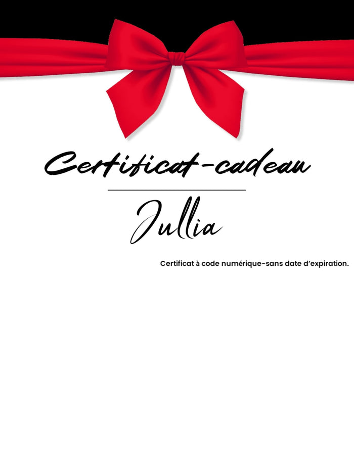 CERTIFICAT-CADEAU VIRTUEL