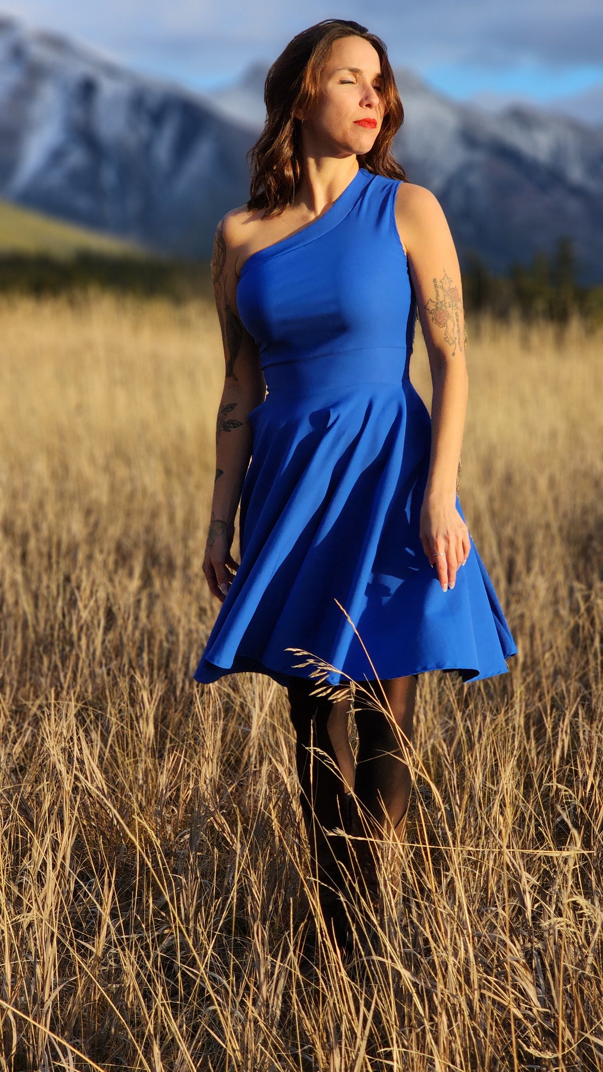 Pin-up de l'Ouest BLUE WESTERN