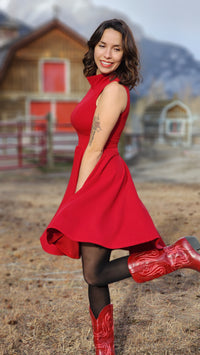 Pin-up de l'Ouest RED WESTERN