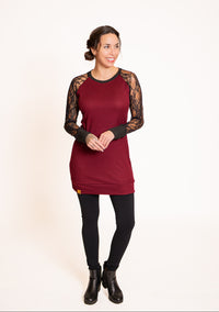 Tunique DENTELLE BOURGOGNE