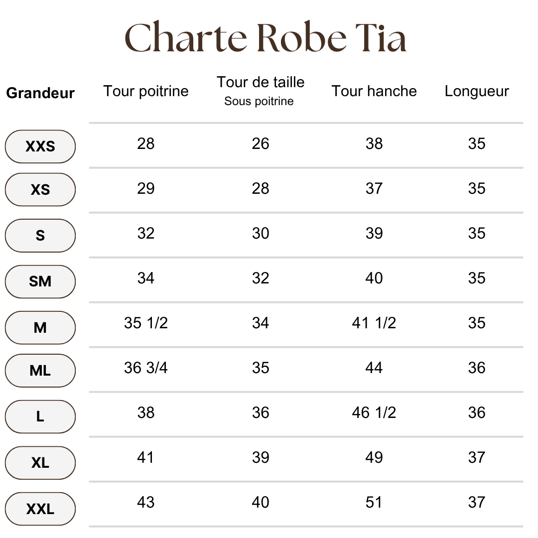 Robe Tia CLASSICO
