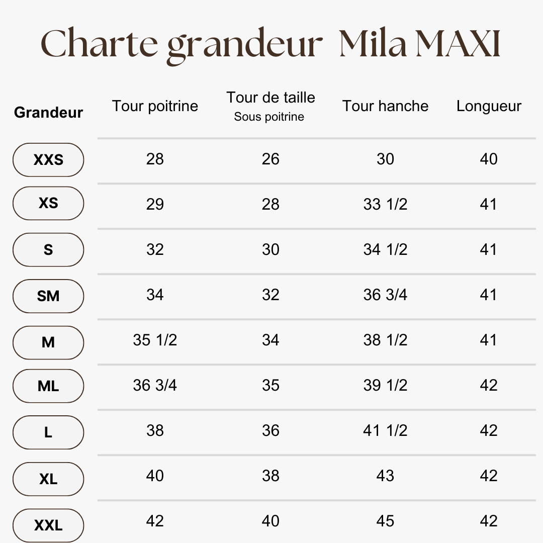 Mila MAXI Bourgogne