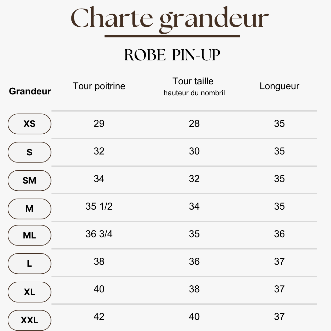 Robe Pin-up ORANBLUE