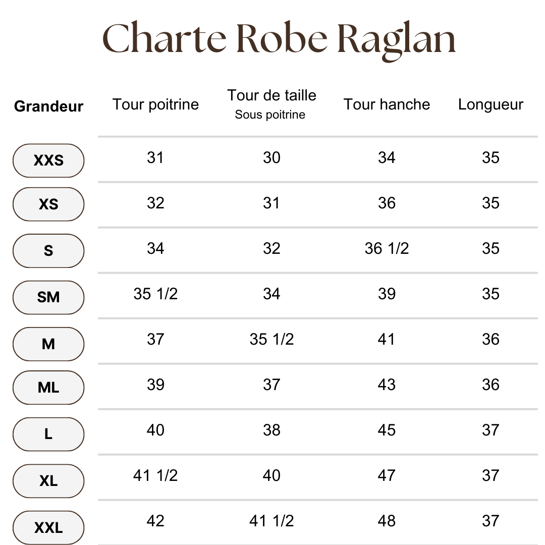 Robe Raglan VERONIKA