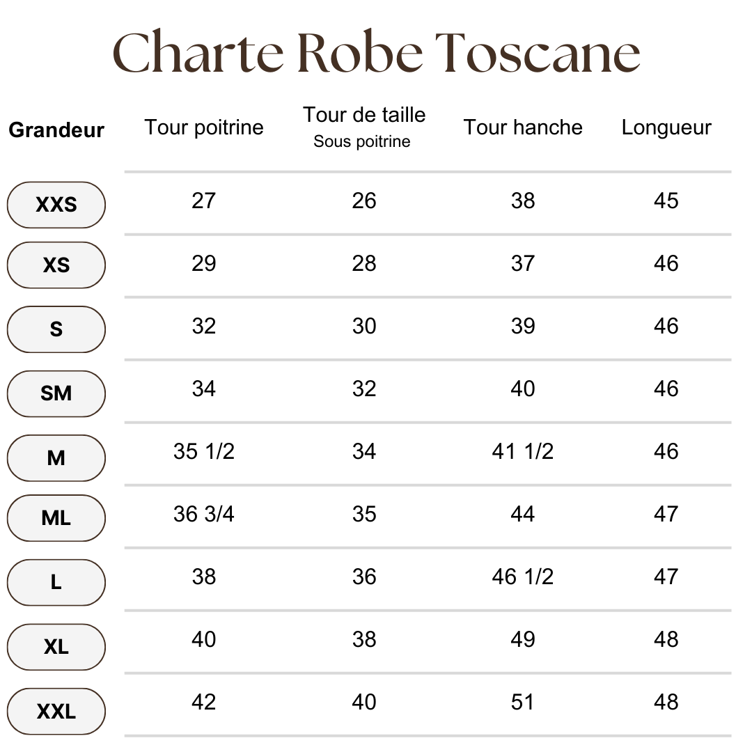 Robe Toscane ISABELLA - démo
