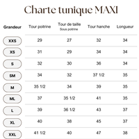 Tunique extra longue MAUVEDENTELLE