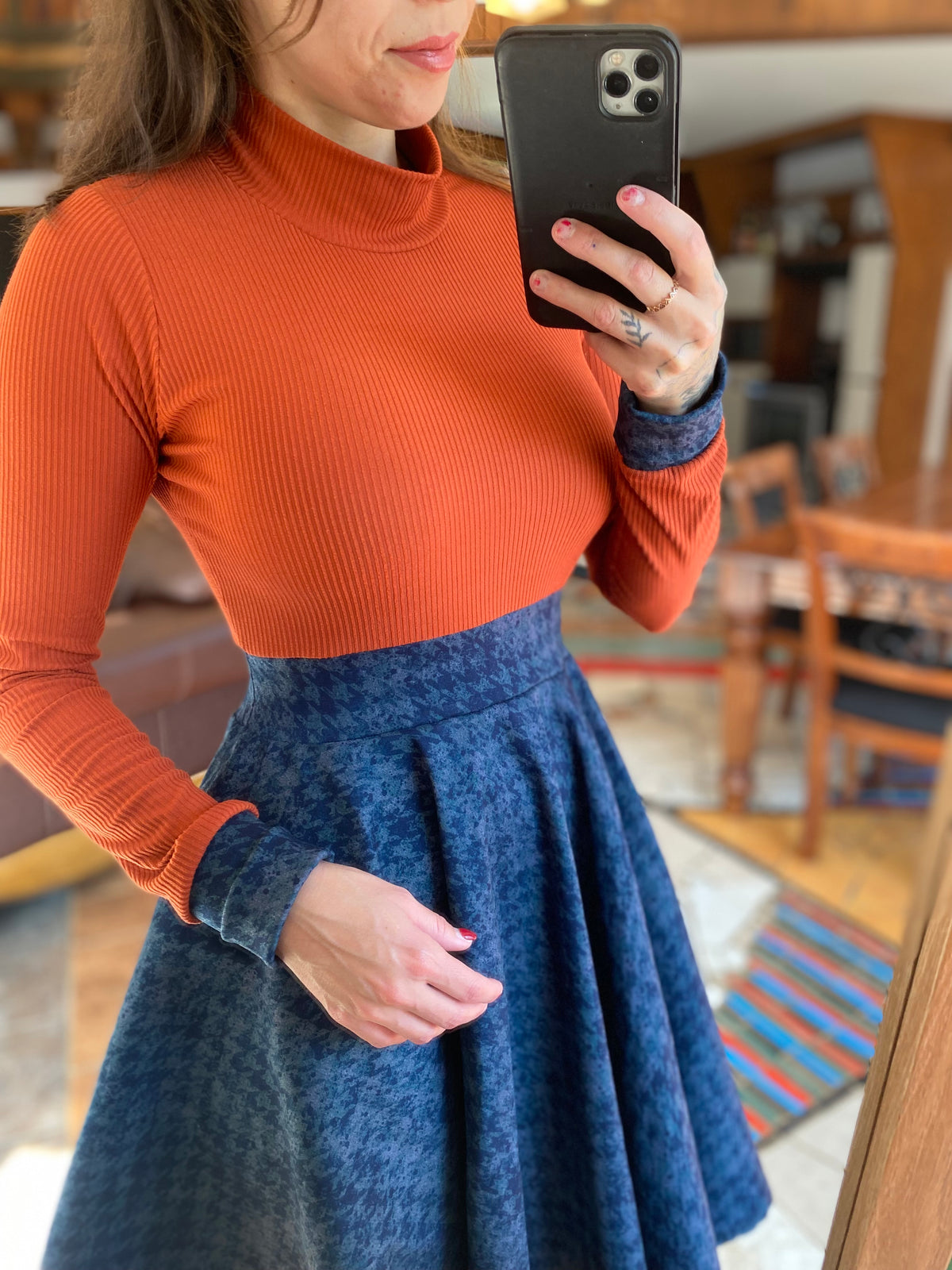 Robe Pin-up ORANBLUE