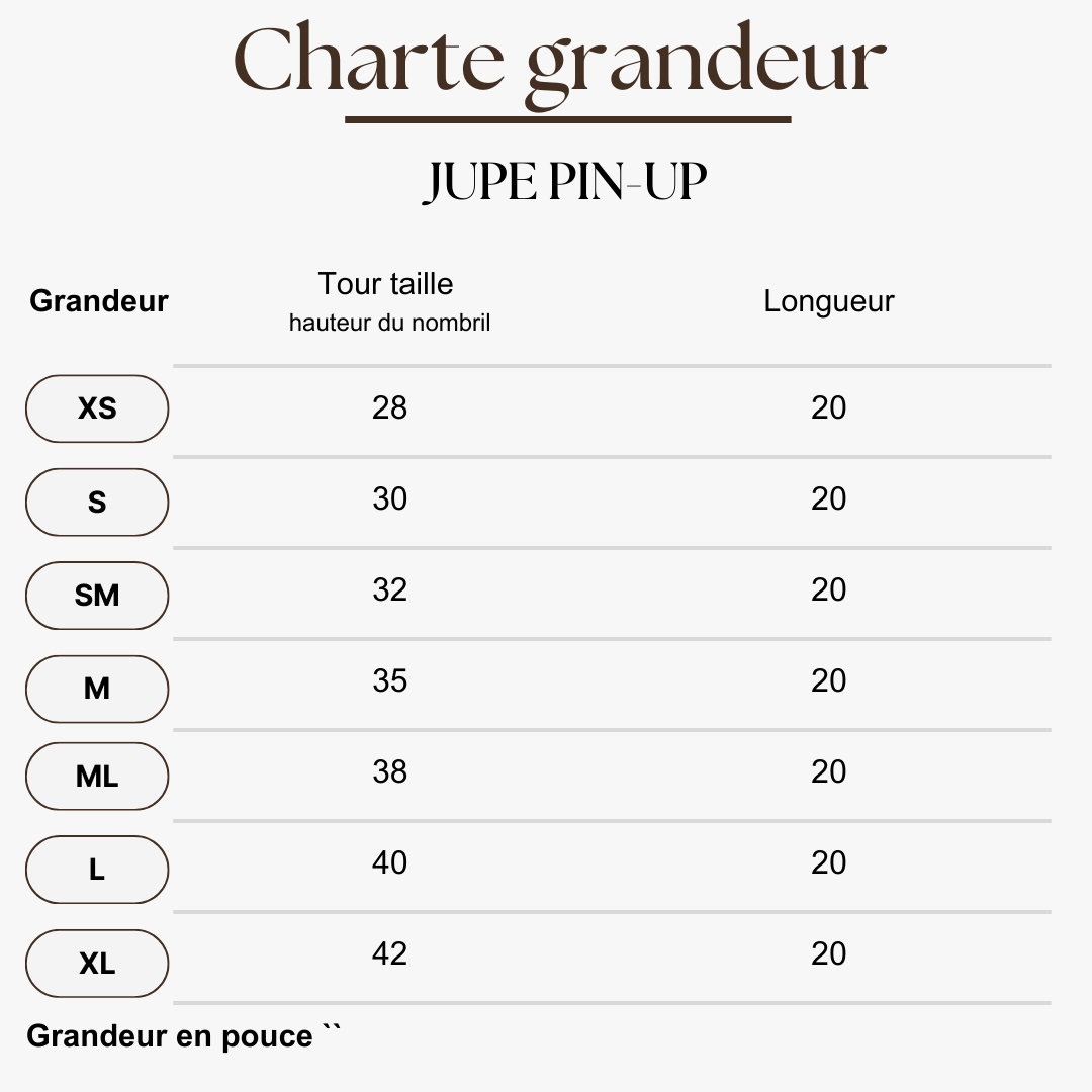 Jupe Pin-up FLEURIEBLEU