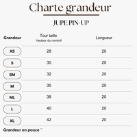Jupe Pin-up FLEURIEBLEU