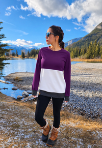 Tunique de l'Ouest LA CANADIENNE mauve