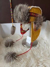 Chapeau Aviateur / Fourrure de Loup RECYCLÉ 3.0
