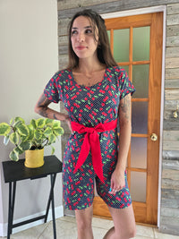 Romper short CERISE
