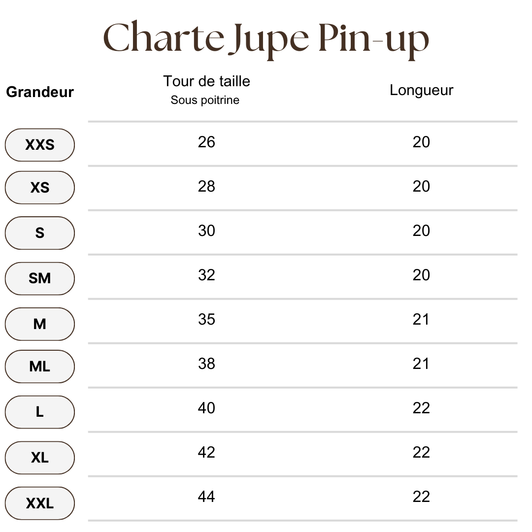 Jupe Pin-up SUNSHINE