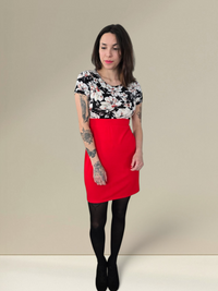 Mila Short Sleeve - FloriRed