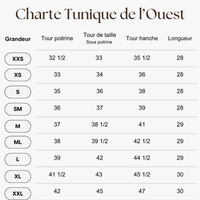 Tunique de l’Ouest LIBERTÉ - démo XLARGE