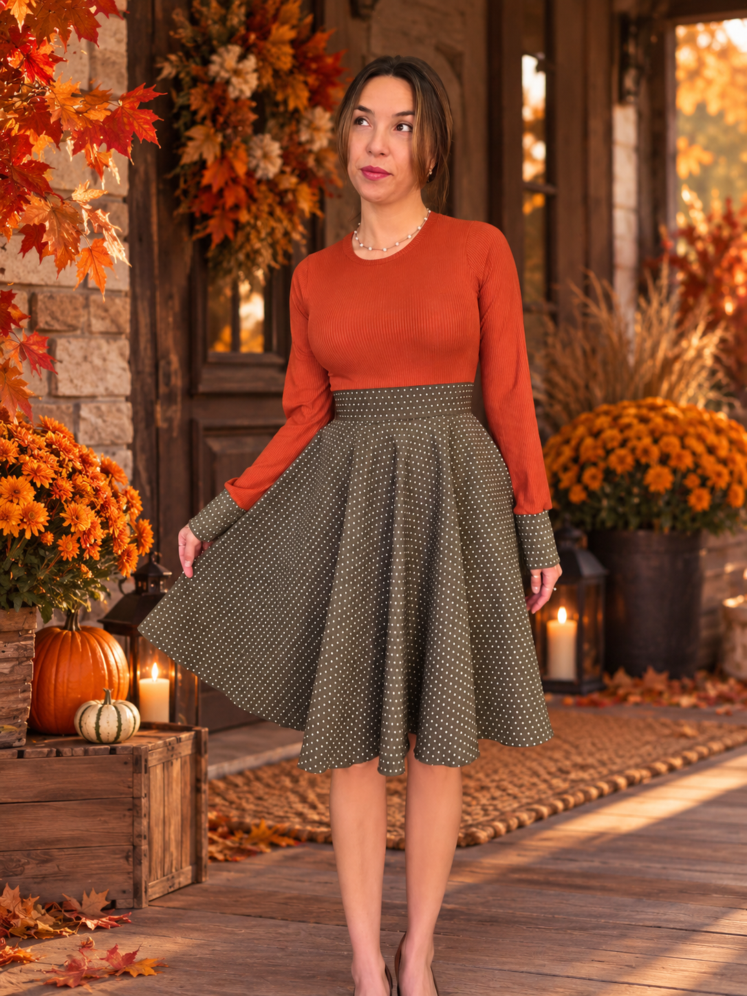 Pin-up LABELLE D'AUTOMNE