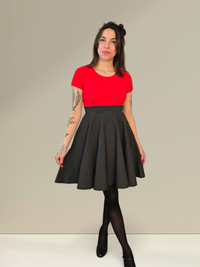 Short sleeve Pin-up dress - RedDenim