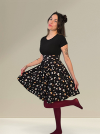 Short sleeve Pin-up dress - FloriNoire